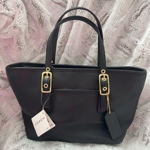 NWT Coach Black Leather Handbag